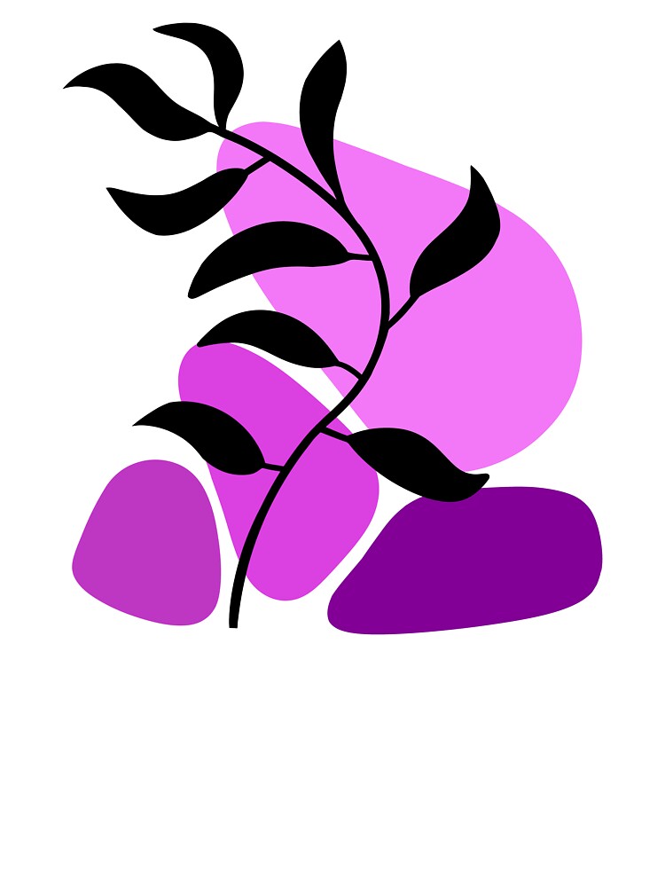 Whimsical Purple Boho Design by Sartoris Art