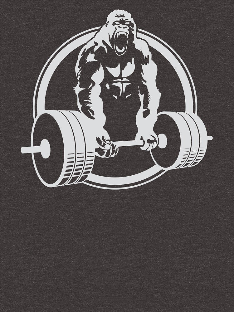Gorilla Lifting Fitness Gym Tee by carlhuber