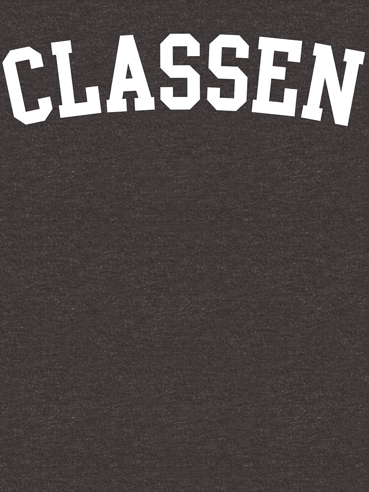 Classen All Caps White by CSASMerch