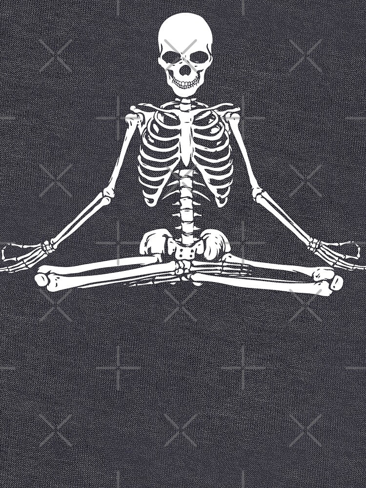 Meditating Skeleton by Shayli Kipnis