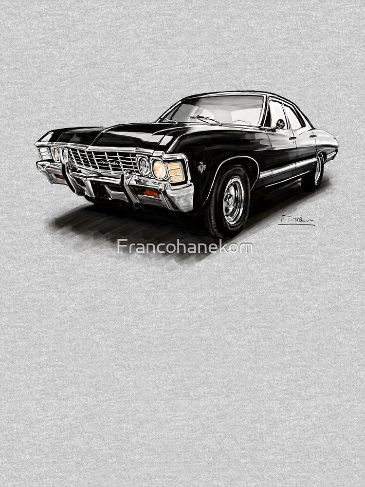 1967 Chev Impala in black like the one in Supernatural. by Francohanekom