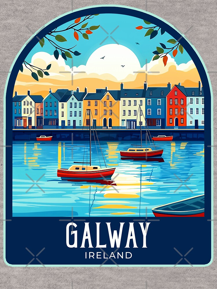 Galway Vintage Travel Illustration by HomeLivingCo