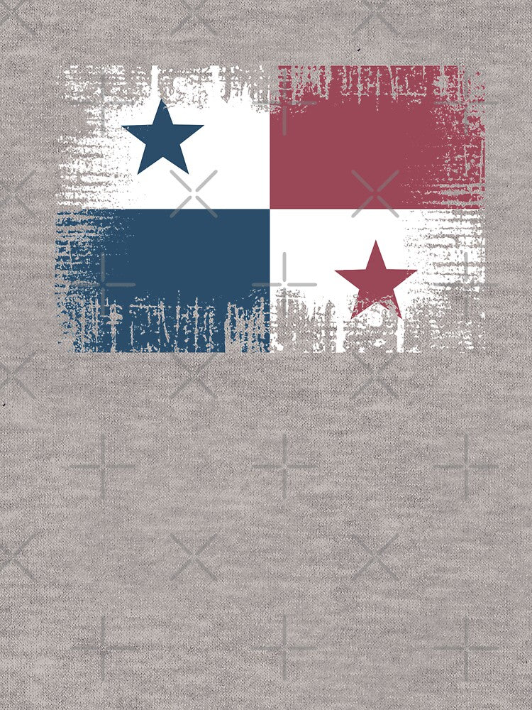 Panama Flag Distressed Print by KimTee