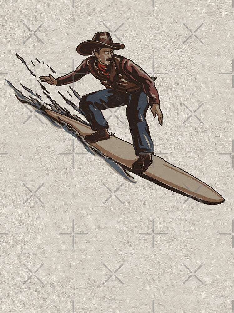 Surfing Cowboy by CleverILY