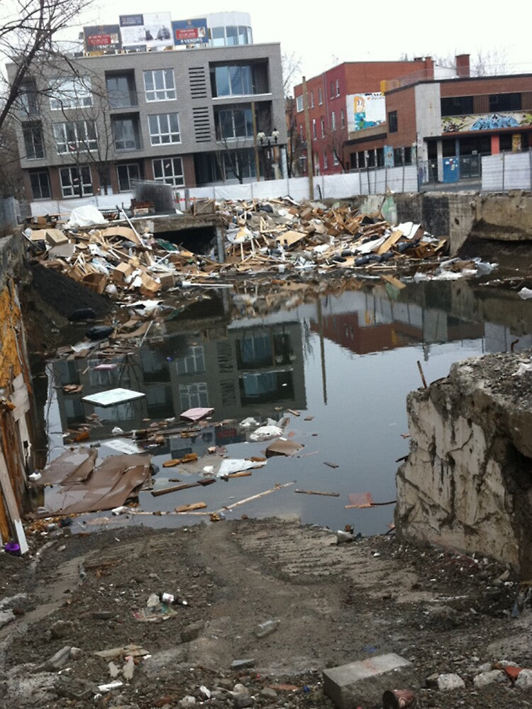 Filth Hole, Montreal by L J de Gara