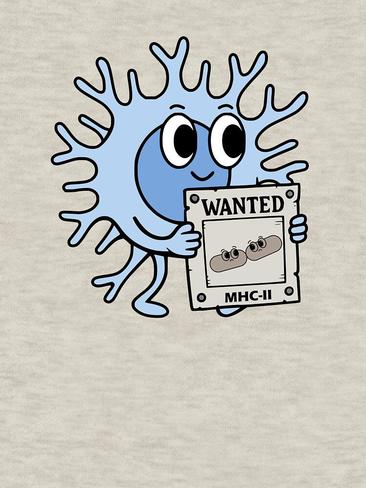 Cute Dendritic Cell ( MHC-II Wanted Poster ) - Cute Immune Cells by MicroMarket