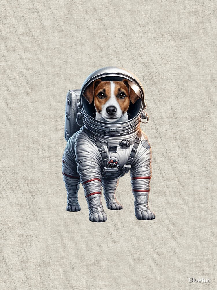 Jack Russell in a spacesuit by Bluetuc