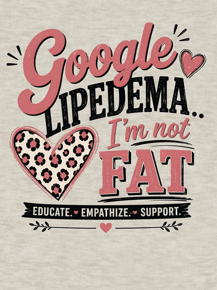 Google Lipedema... I’m Not Fat | Retro Lipedema Awareness Design by MallMarketplace
