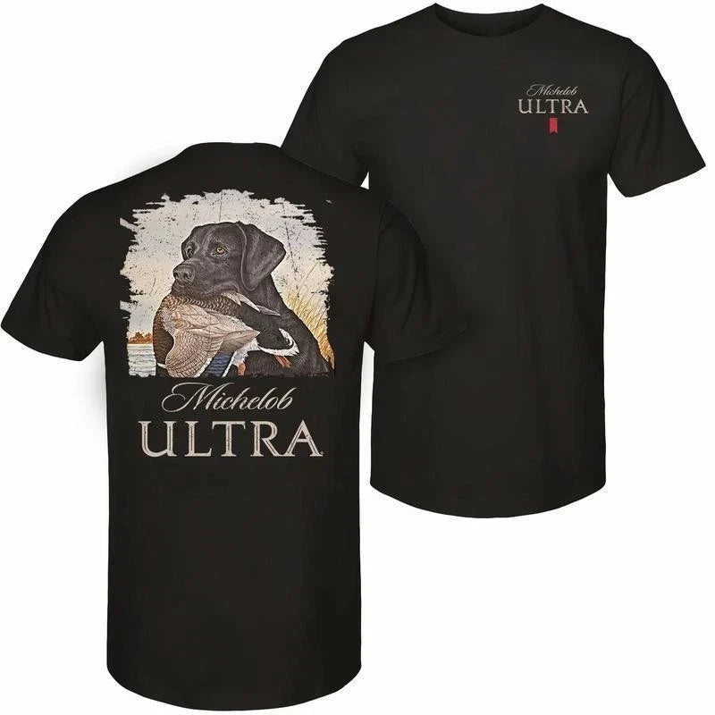 Michelob Ultra Mallard Dog 2-Sided Versati Tee Unisex T-shirt, Sweatshirt, Hoodie (1)