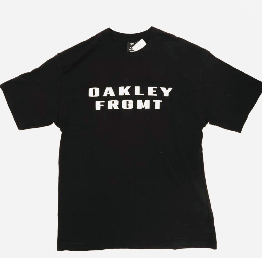NEW OAKLEY FRAGMENT COLLABORATION T-SHIRT MENS SIZE XL BLACK LIMITED EDITION