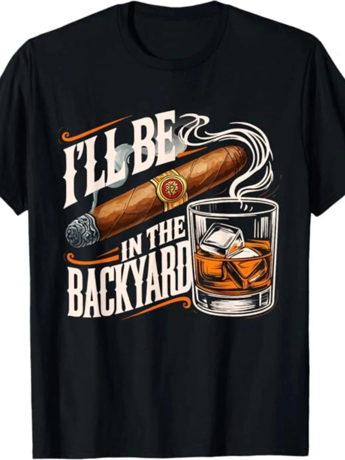 Ll Backyard Cigar Whiskey Tee Unisex T-shirt, Sweatshirt, Hoodie (1)