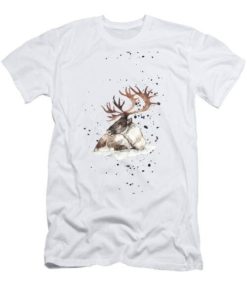 Sitting Deer With Splash T-Shirt