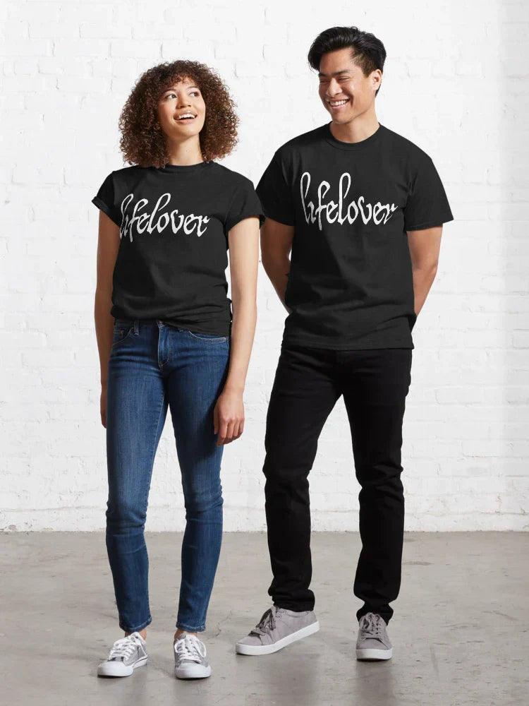 Lifelover White Solid Logo Unisex T-shirt, Sweatshirt, Hoodie (1)