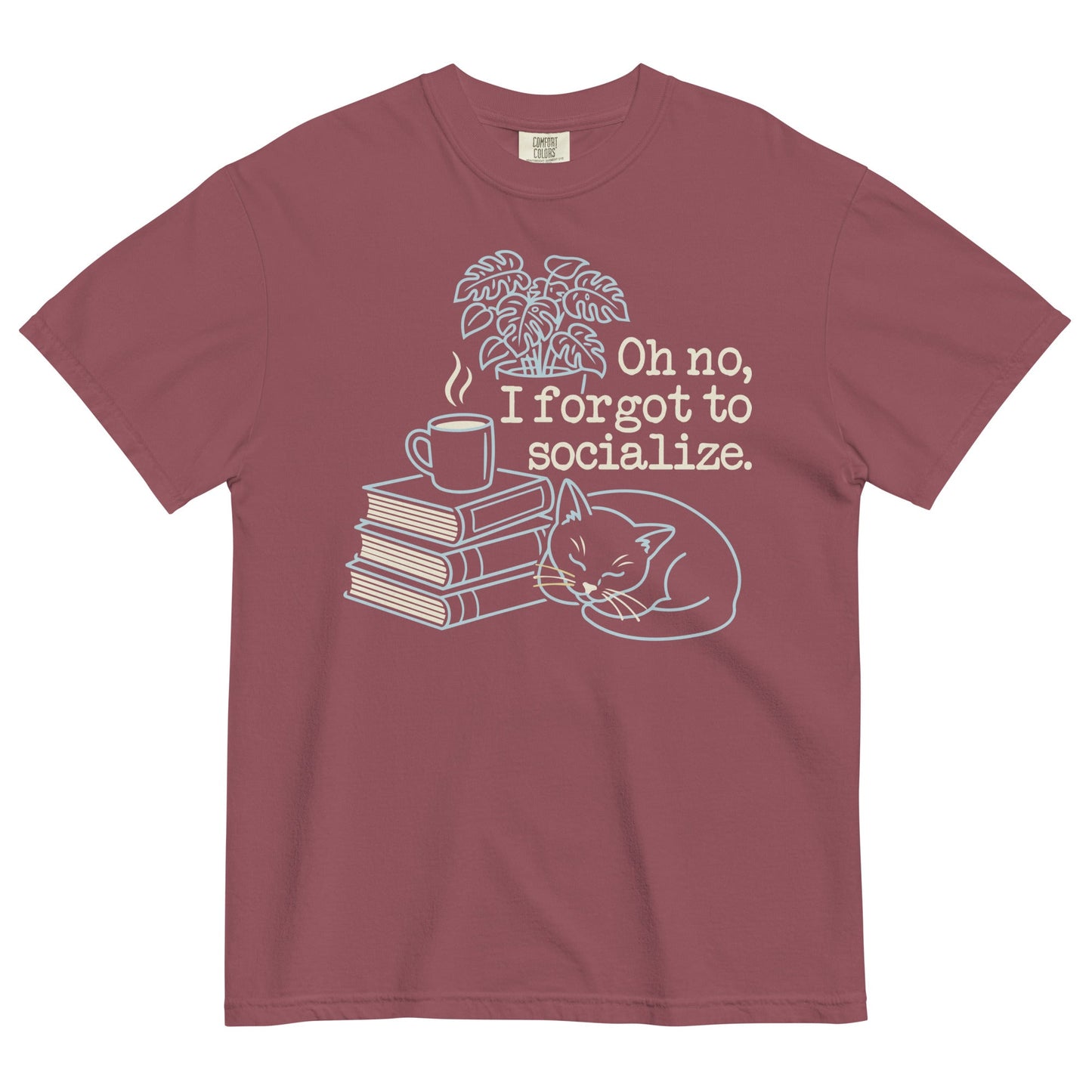 Oh No, I Forgot To Socialize Men's Relaxed Fit Tee
