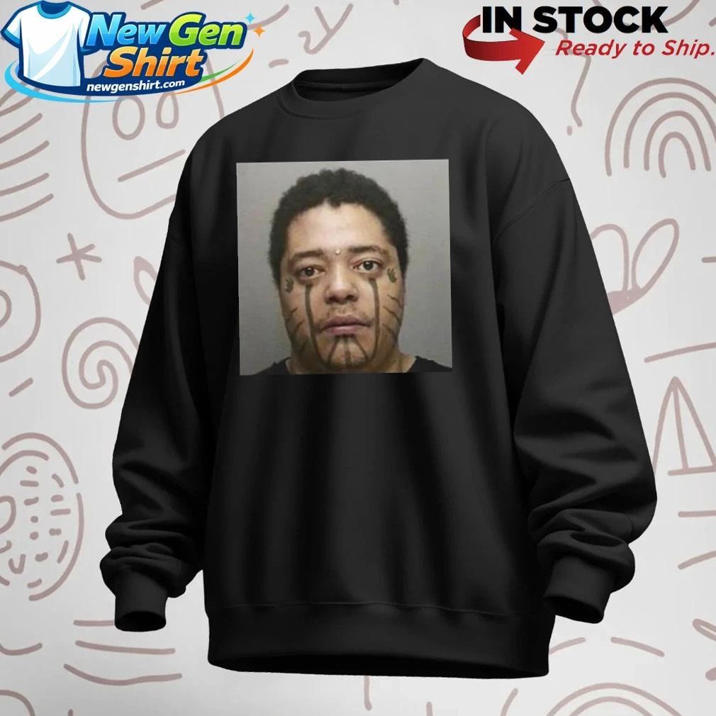 Diorvsyou Wearing Narcissist Mugshot Shirt