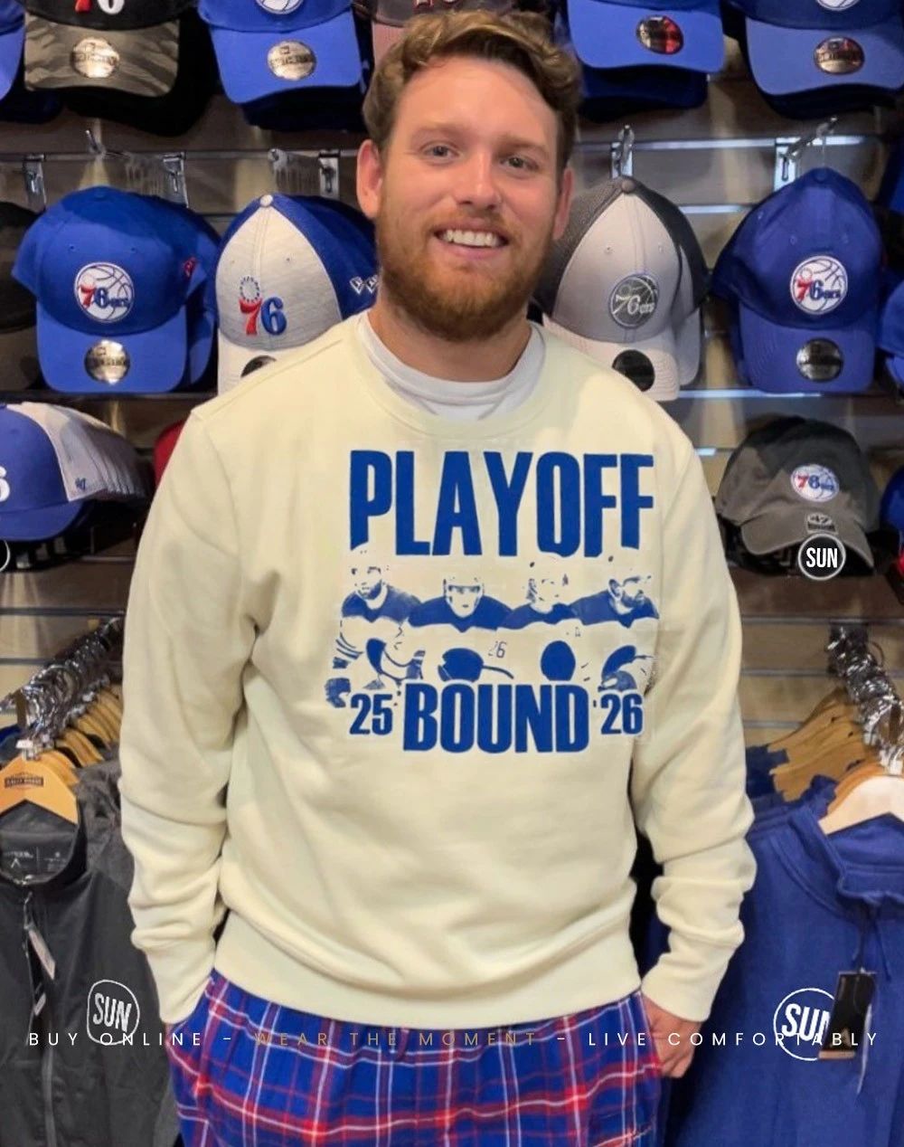 Buffalo Sabres Playoff Bound 2026 front and back shirt