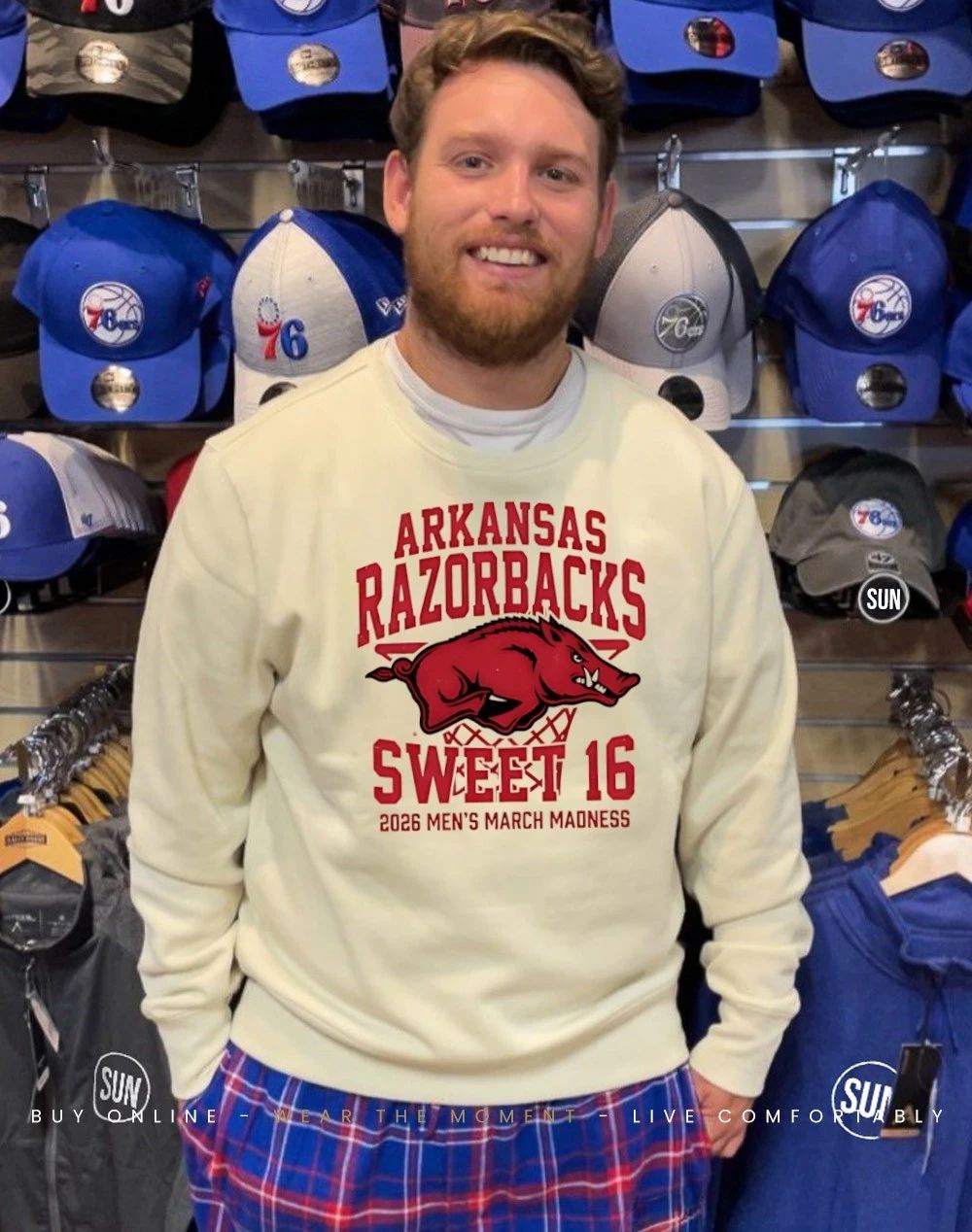 Arkansas Razorbacks Sweet 16 Men’s March Madness 2026 shirt