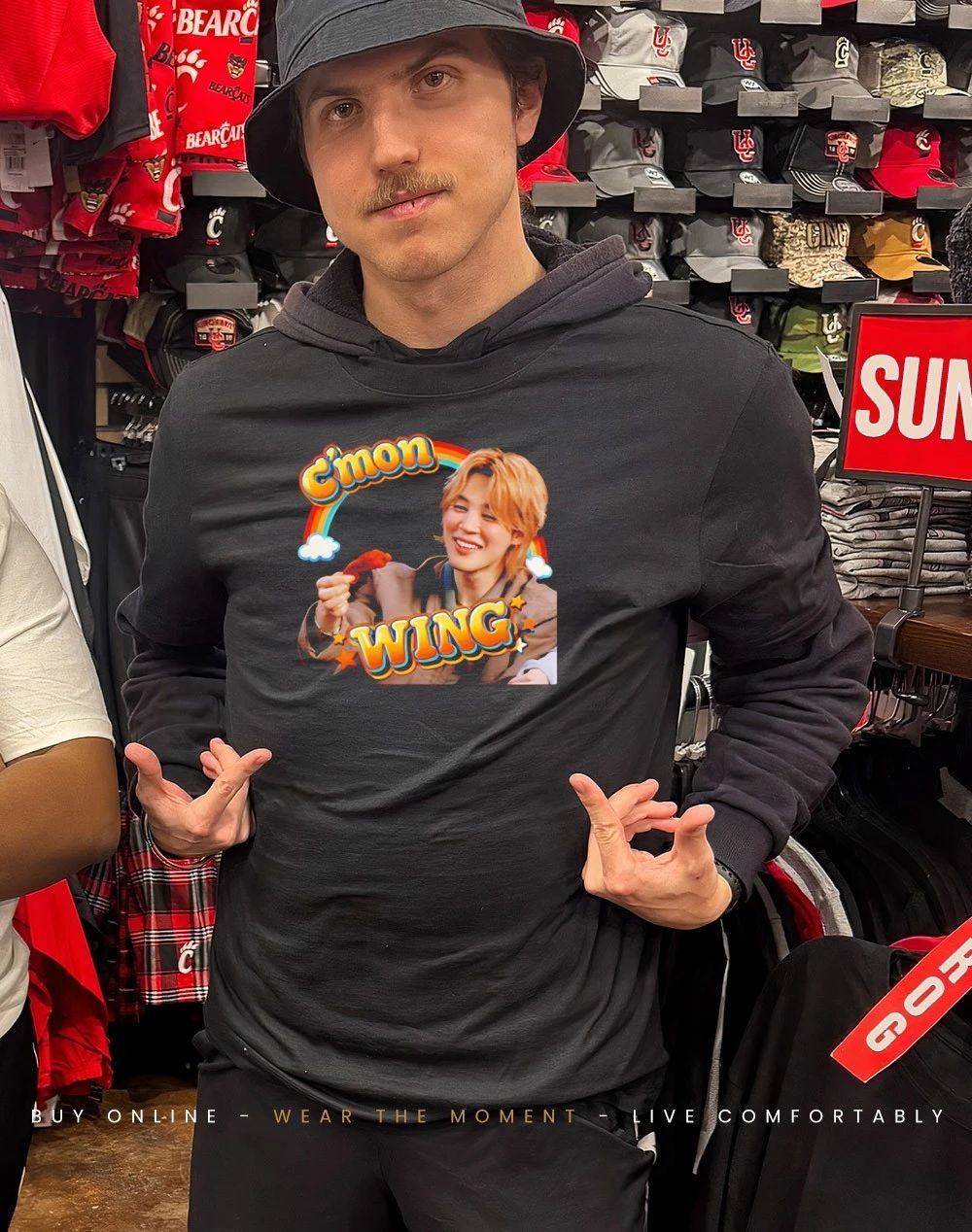 C’mon Wing Jimi BTS shirt