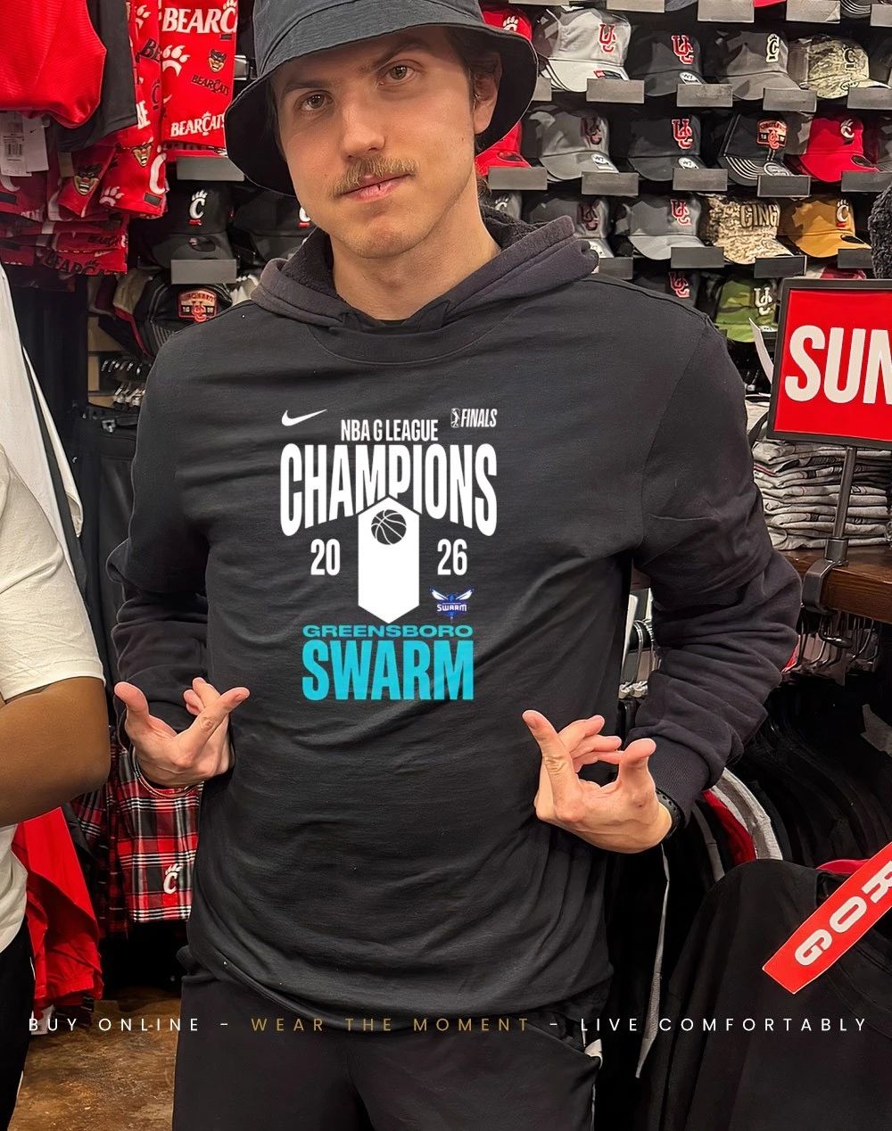 Greensboro Swarm G League Champions 2026 shirt