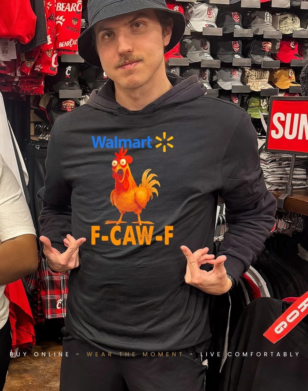 Walmart F-CAW-F Chicken funny shirt