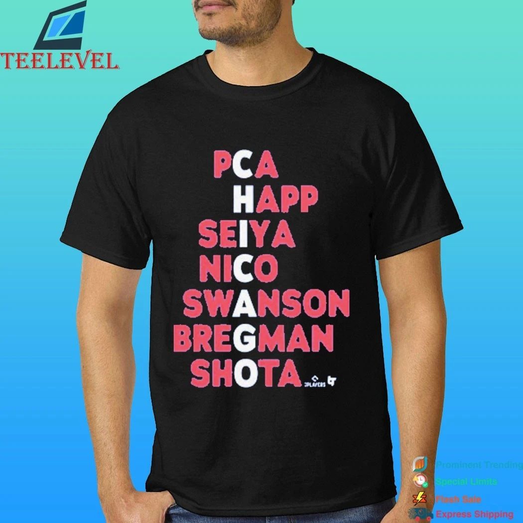 Chicago Names 2026 Pca Happ Seiya Nico Swanson Bregman Shota Shirt
