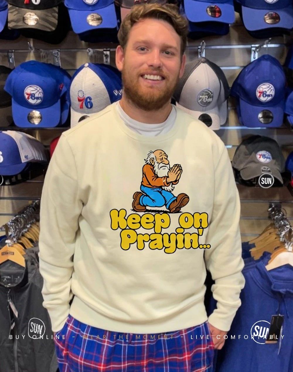Keep on praying keep on truckin’ parody shirt