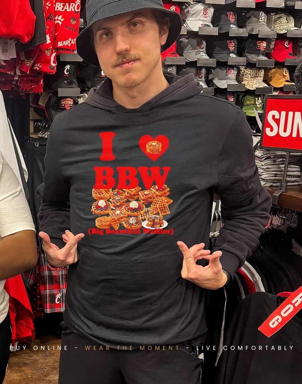 I love BBW Big Beautiful Waffles graphic shirt
