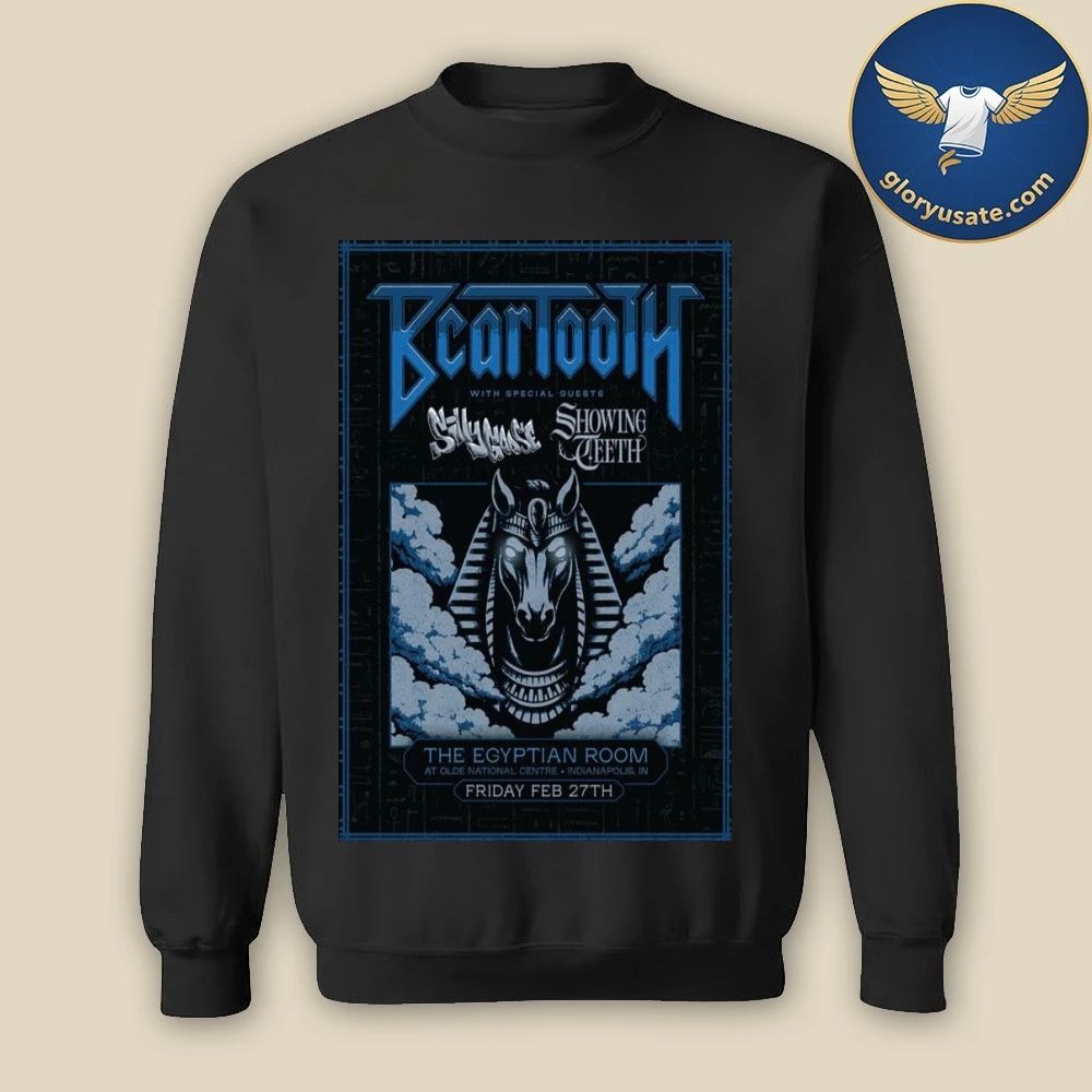 Beartooth Indianapolis, IN February 27 2026 Concert Poster Shirt