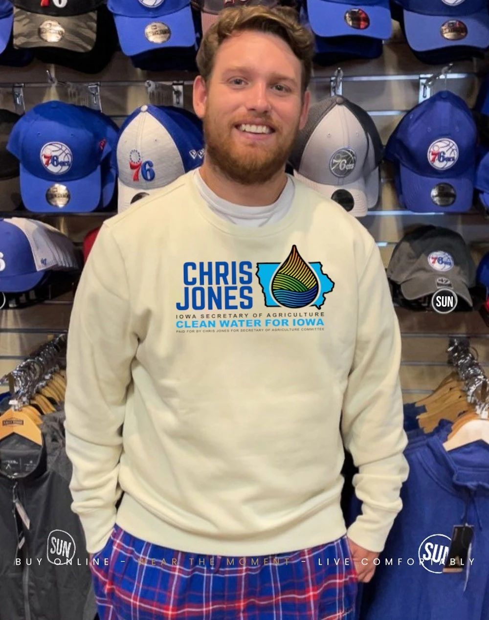 Chris Jones Iowa Secretary of Agriculture Clean Water for Iowa shirt