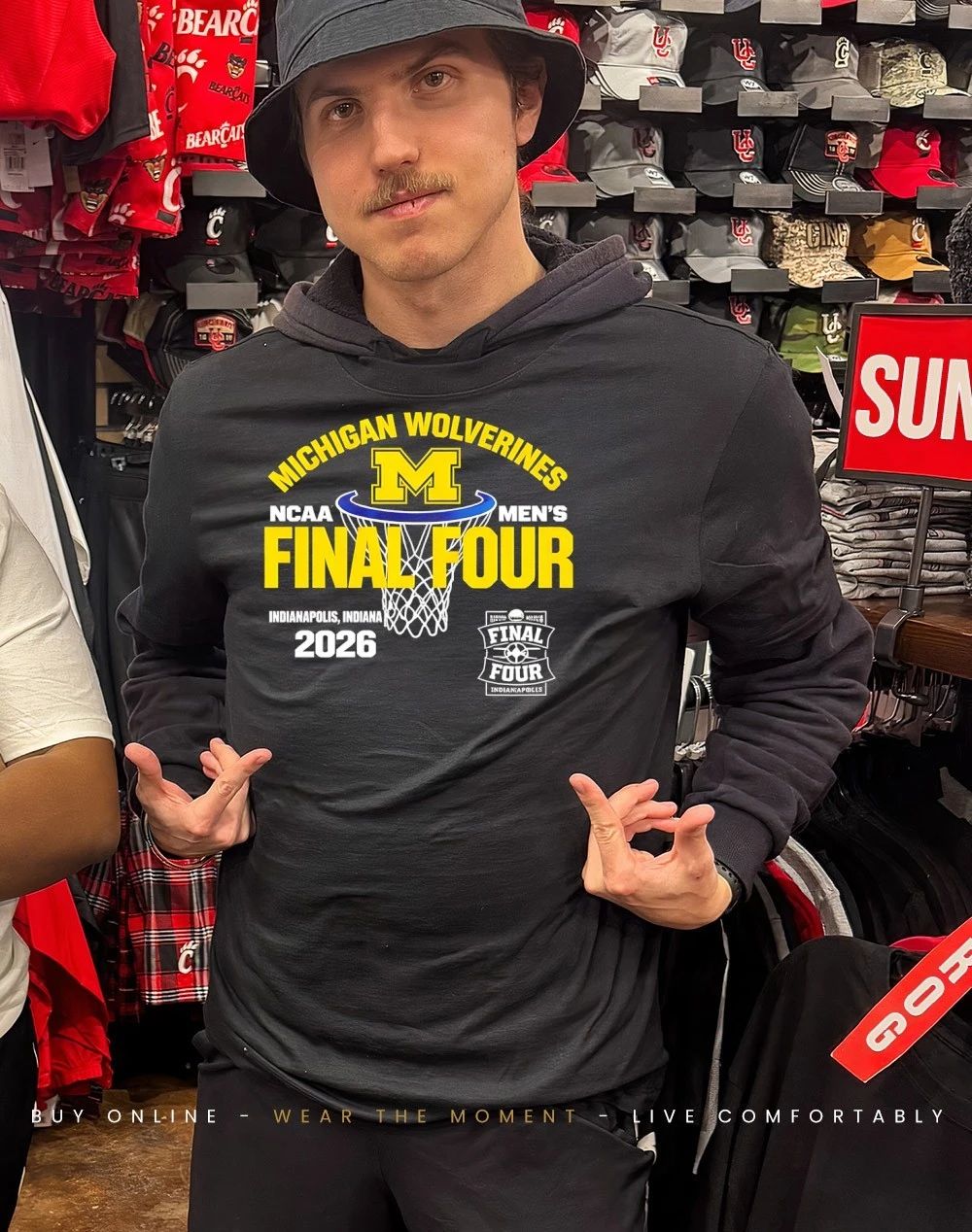 Michigan Wolverines Final Four NCAA Men’s March Madness Basketball Indianapolis Indiana 2026 Logo shirt
