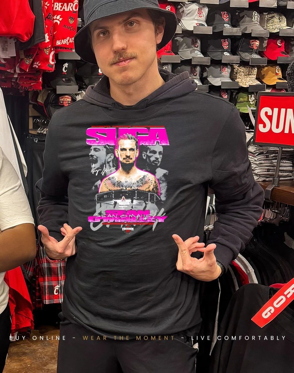 Sean O’Malley UFC Freedom 250 Suga graphic shirt