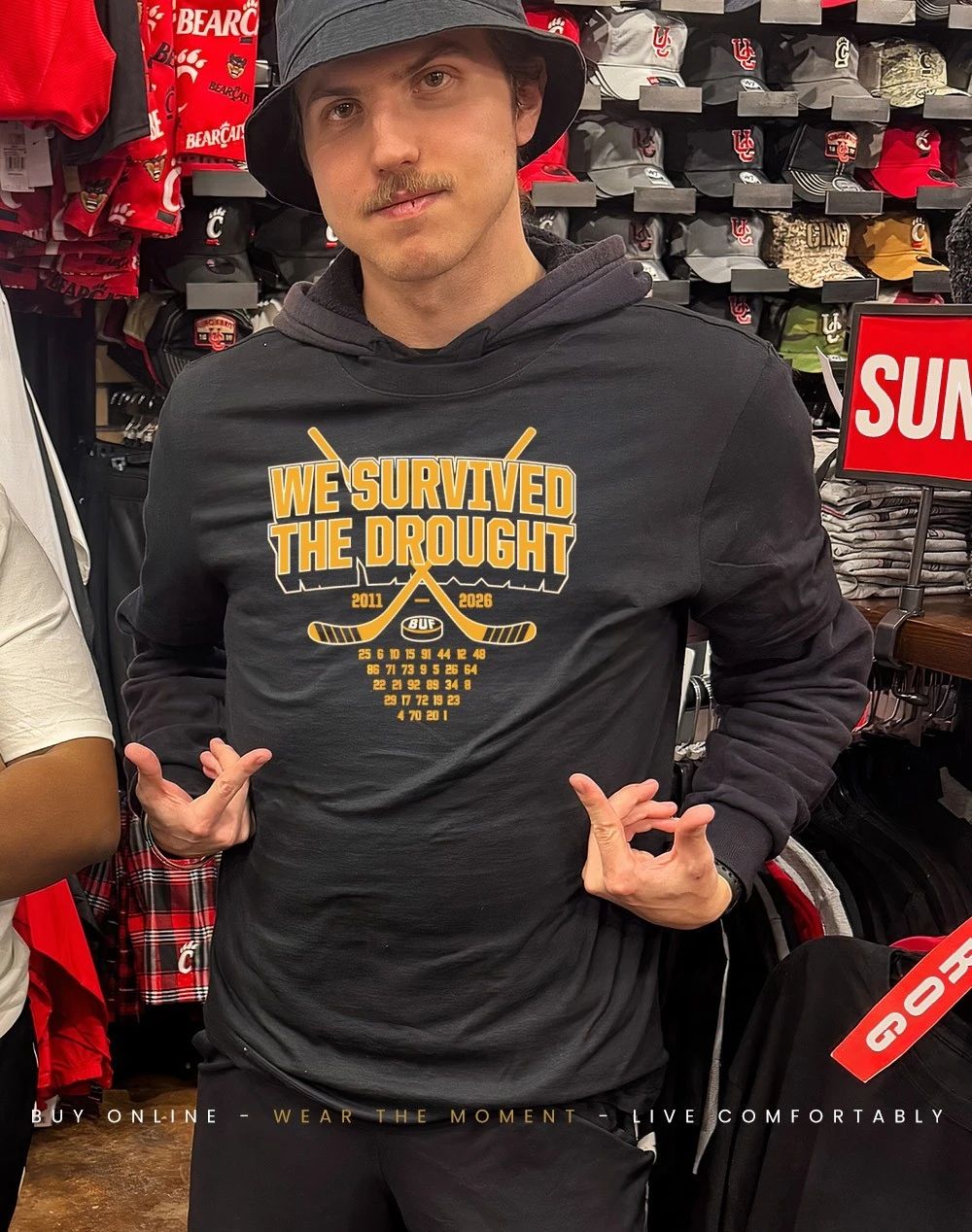 Buffalo Sabres hockey 2011-2026 we survived the drought shirt