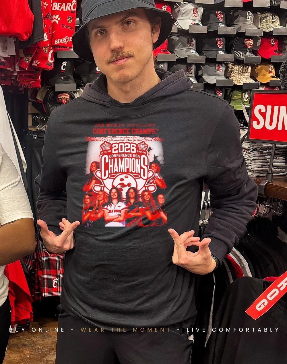Jacksonville State Gamecocks 2026 NCAA Bowling National Champions graphic shirt