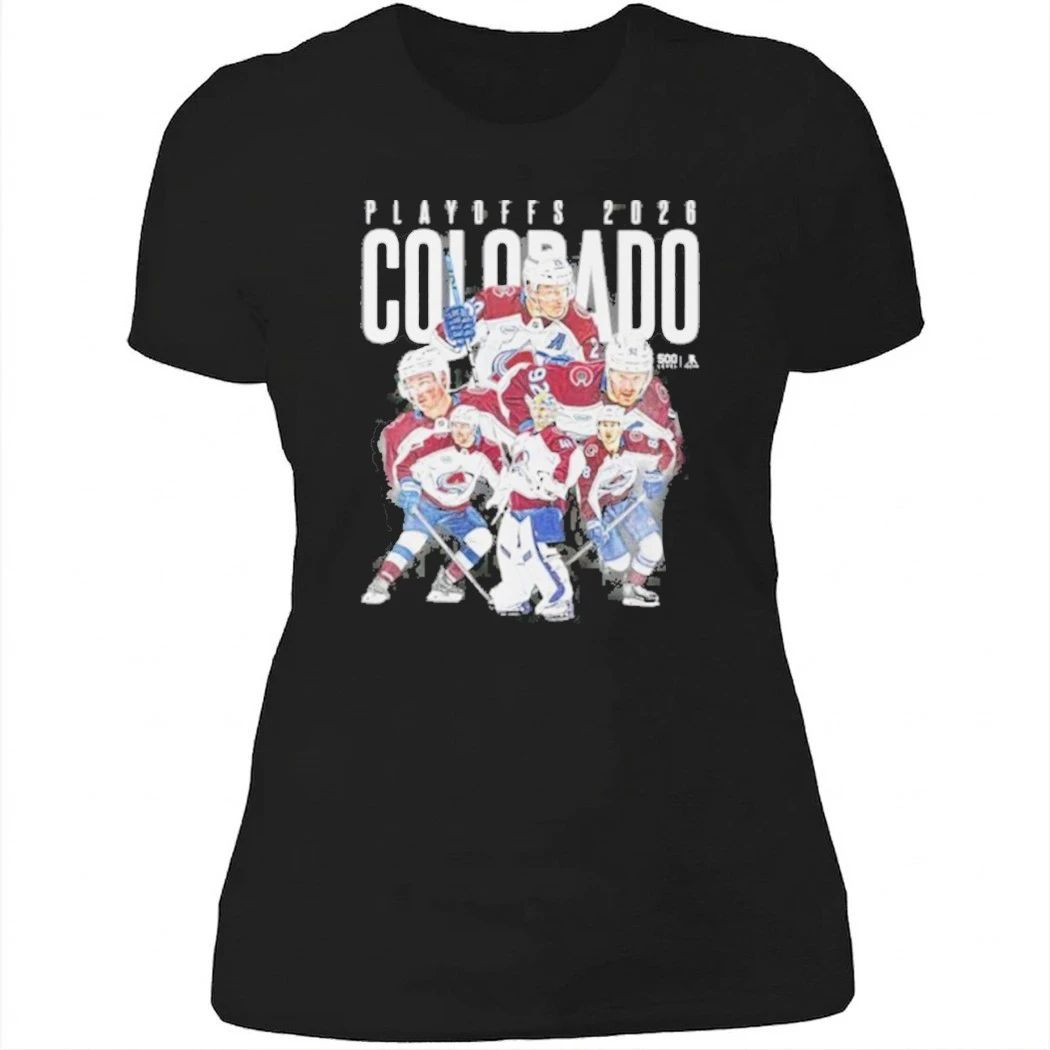 Colorado Avalanche 500 Level 2026 Playoff Heroes T-Shirt