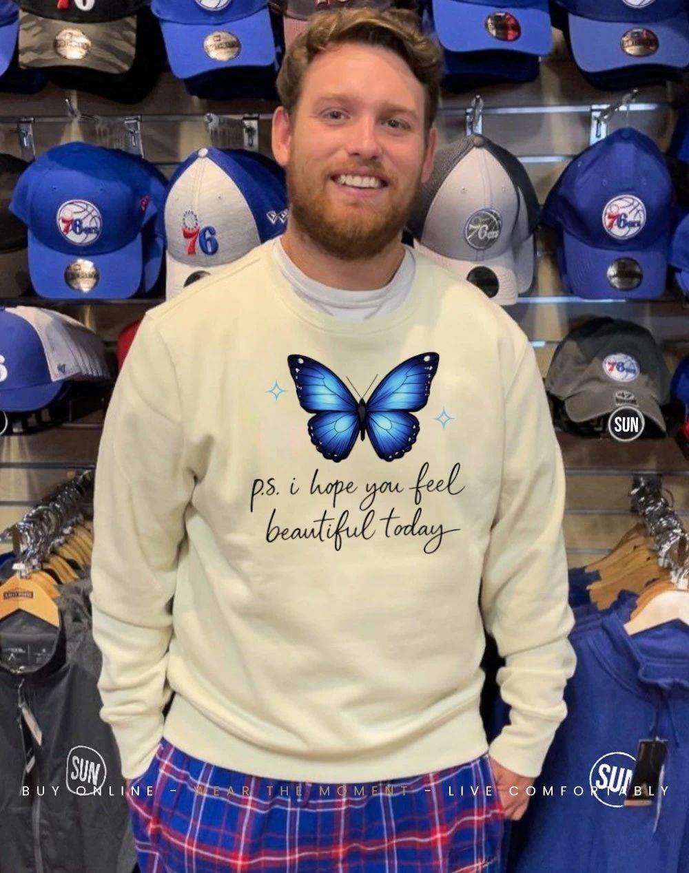 Butterfly P.S. I hope you feel beautiful today shirt