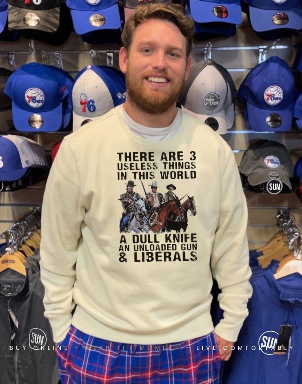 There are 3 useless things in this world a dull knife and unloaded gun & liberals shirt