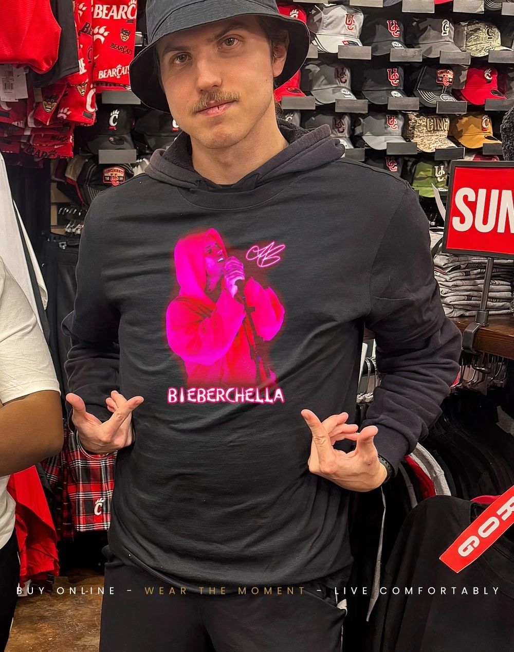 Justin Bieberchella Iconic signature graphic shirt