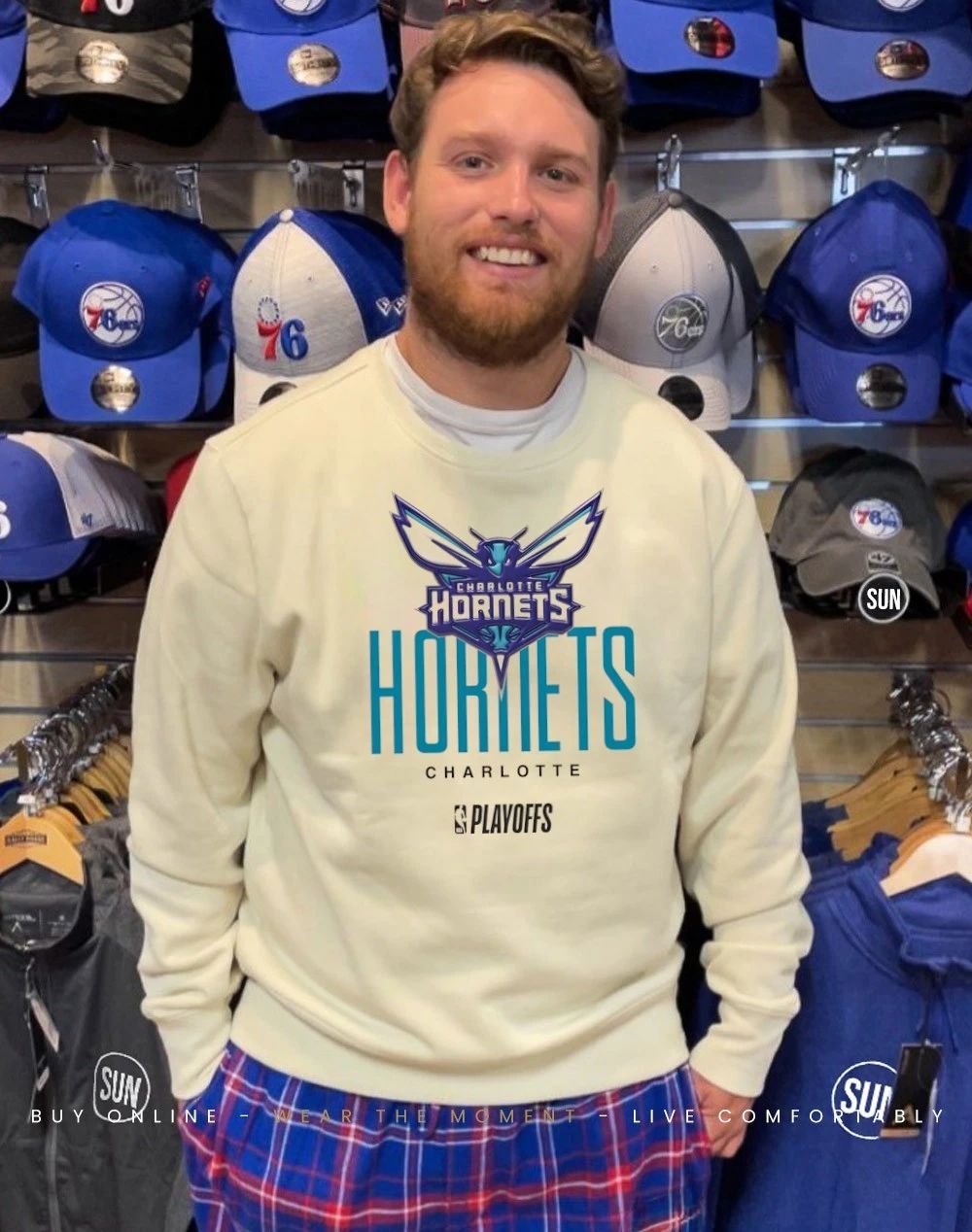 Charlotte Hornets 2026 NBA Playoff graphic shirt