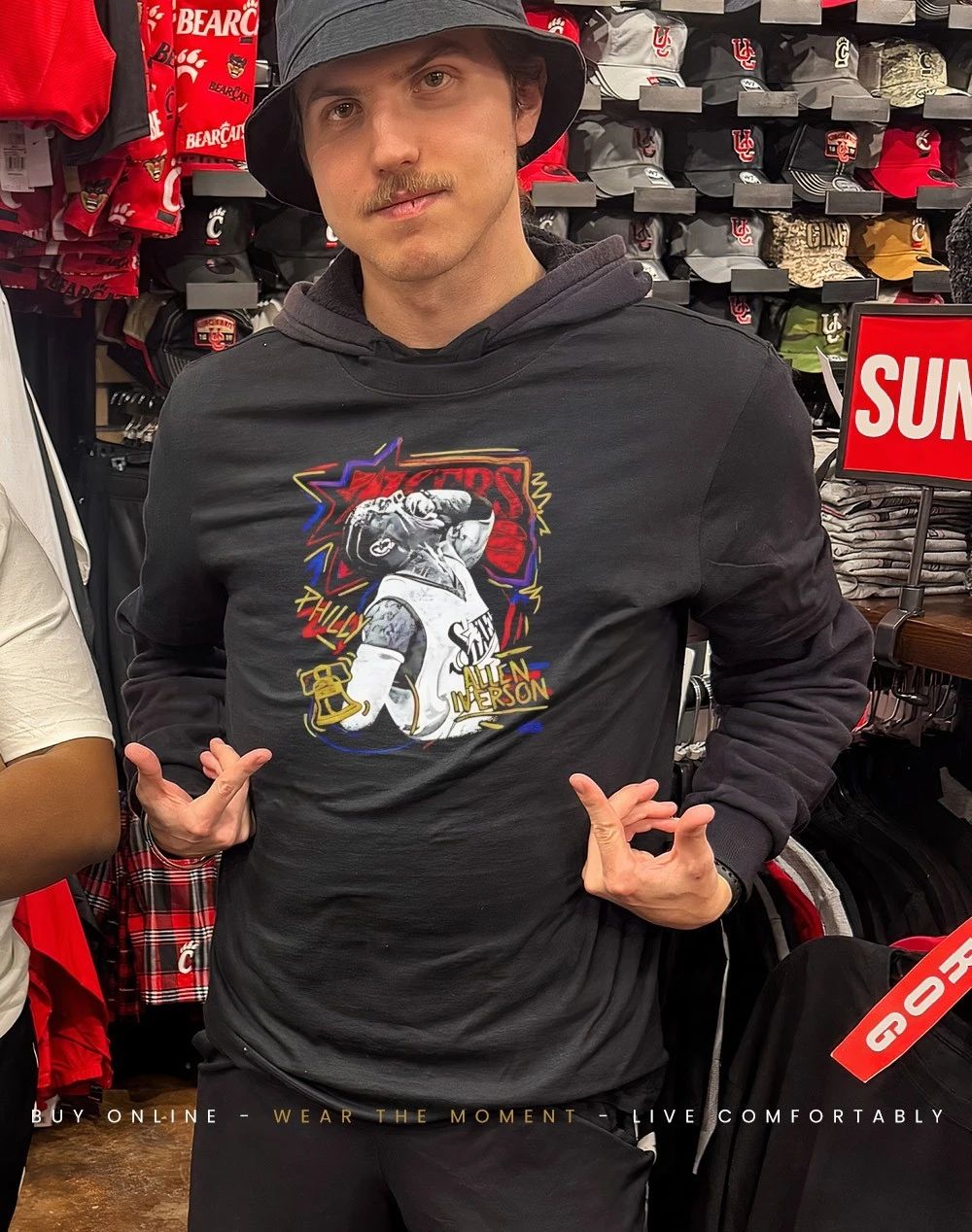 Porter Martone Allen Iverson graphic shirt