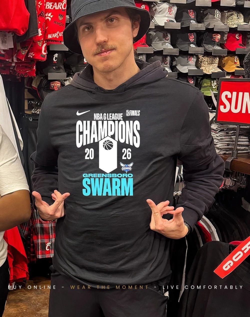 Greensboro Swarm 2026 NBA G League Champions shirt
