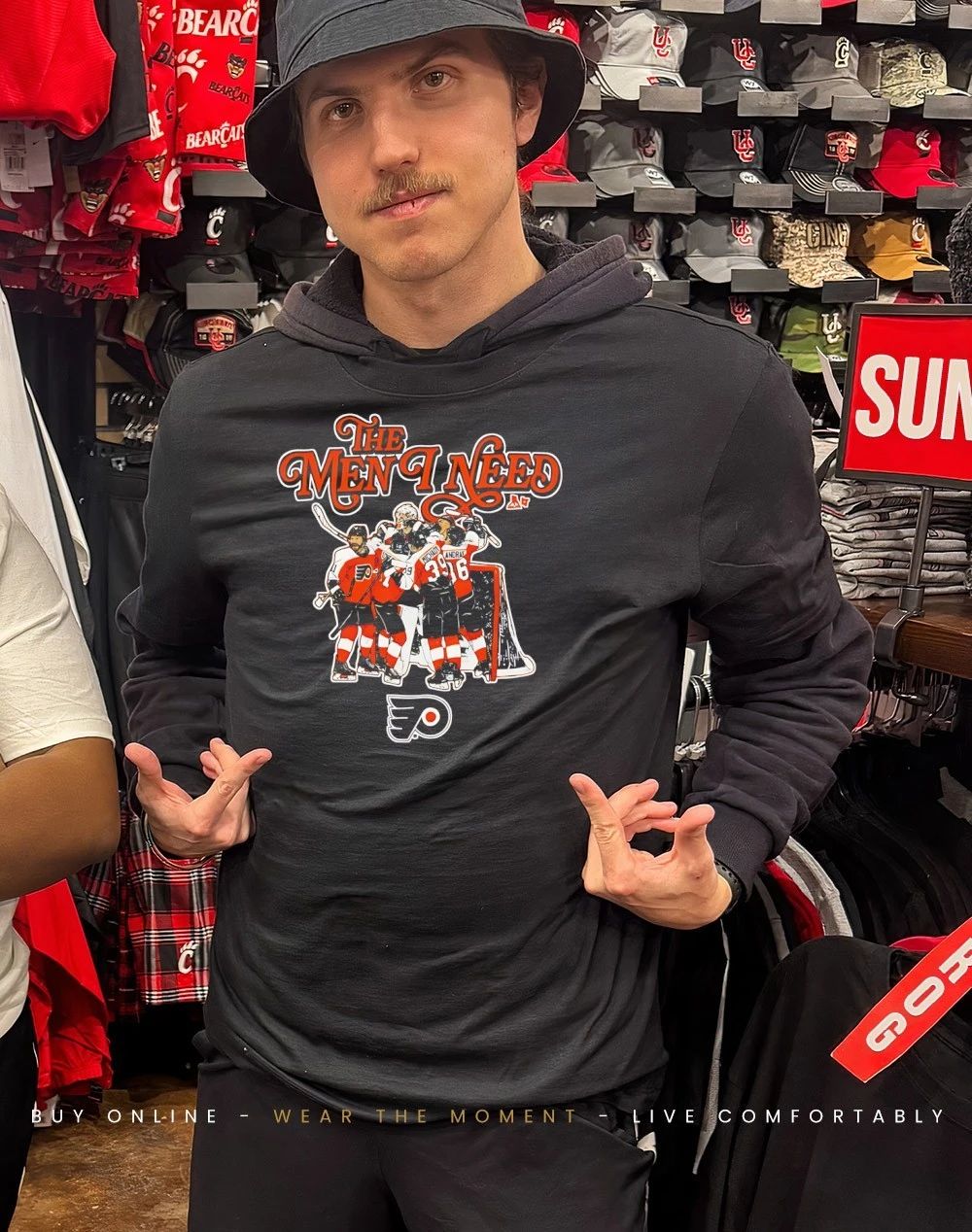 The Men I Need Philadelphia Flyers hockey shirt