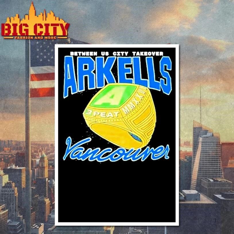 Arkells Navy 2026 Vancouver Between Us City Takeover New Shirt