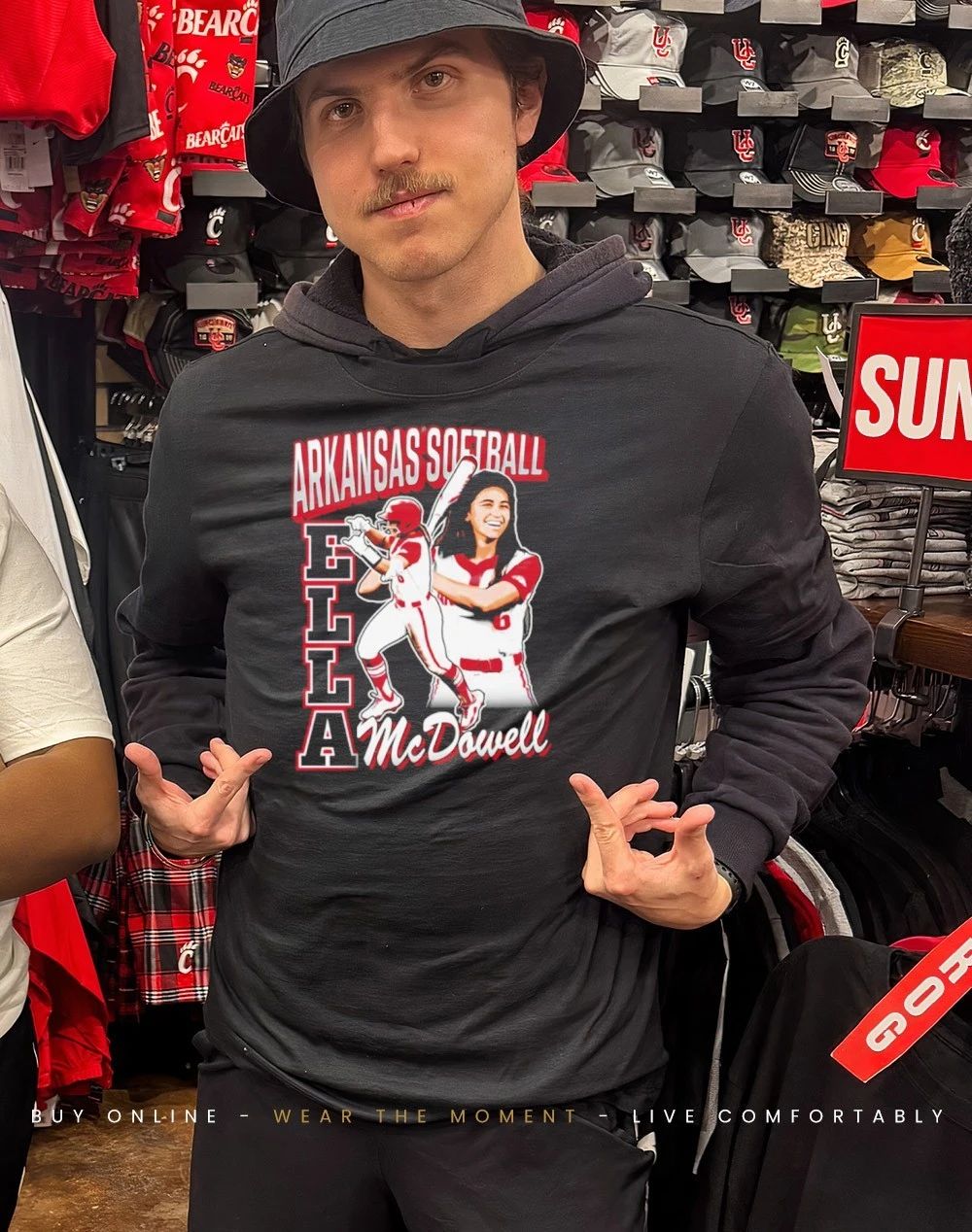 Ella McDowell Arkansas Razorbacks Retro 90s shirt