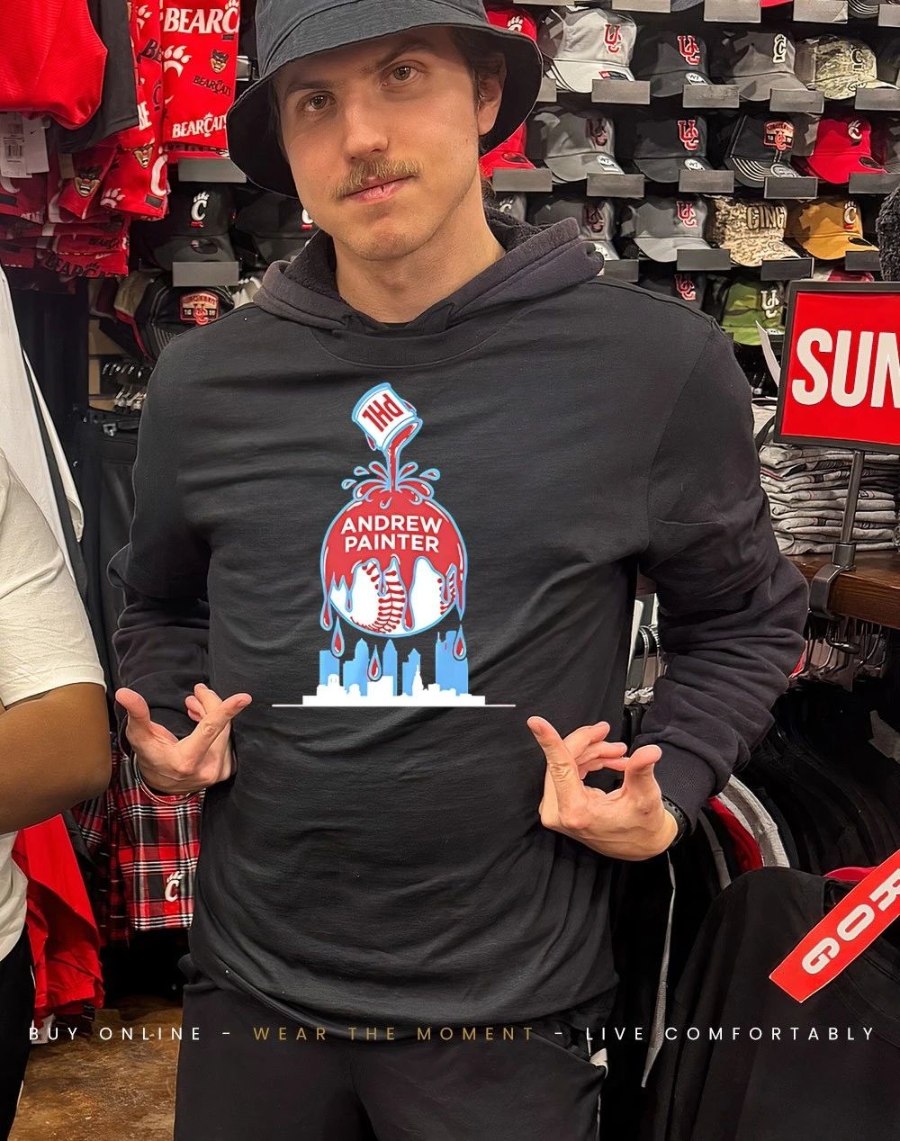 Andrew Painter Philadelphia Phillies Paint the Town shirt