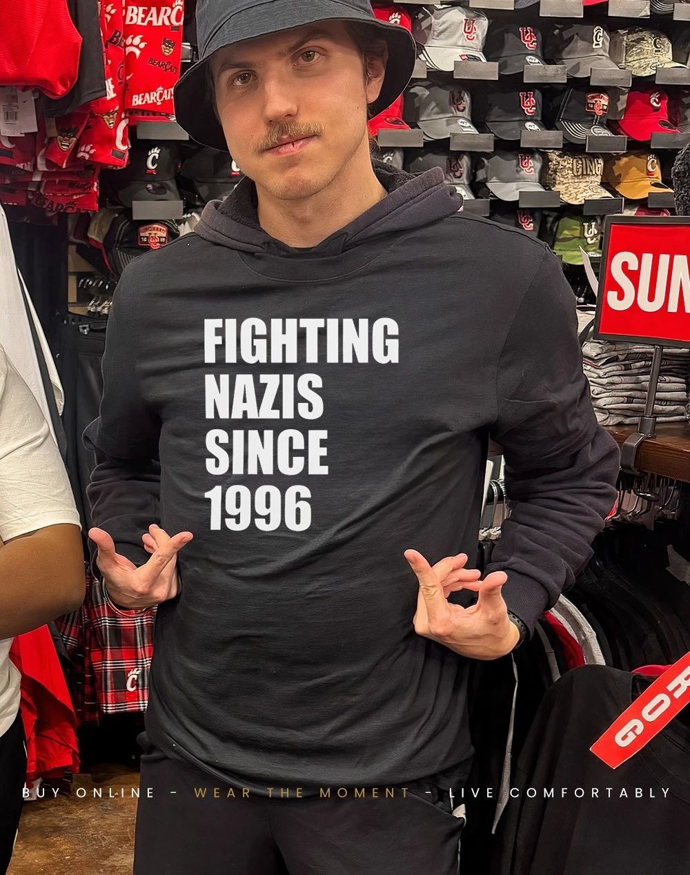 Fighting nazis since 1996 shirt