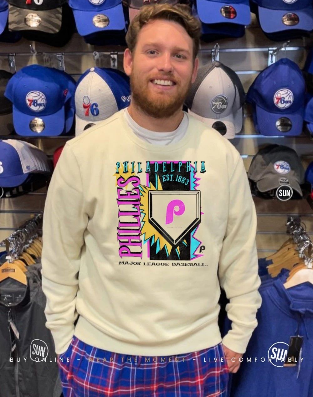Philadelphia Phillies MLB Cooperstown Neon Field Shock shirt