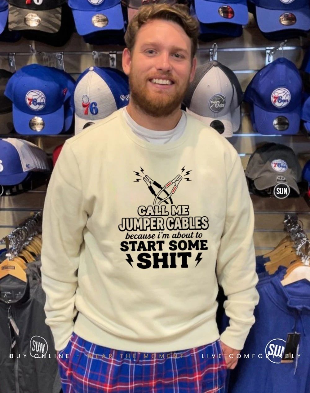 Call me Jumper Cables because I’m about to start some shit shirt