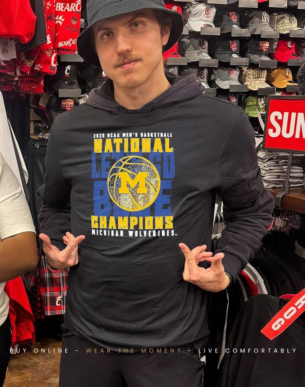 Michigan Wolverines 2026 NCAA Men’s Basketball National Champions Let’s go Blue shirt