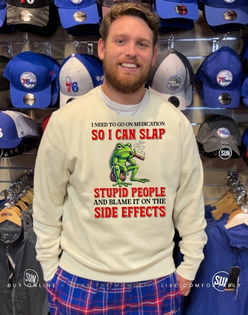 Frog I need to go on medication so I can slap stupid people side effects shirt
