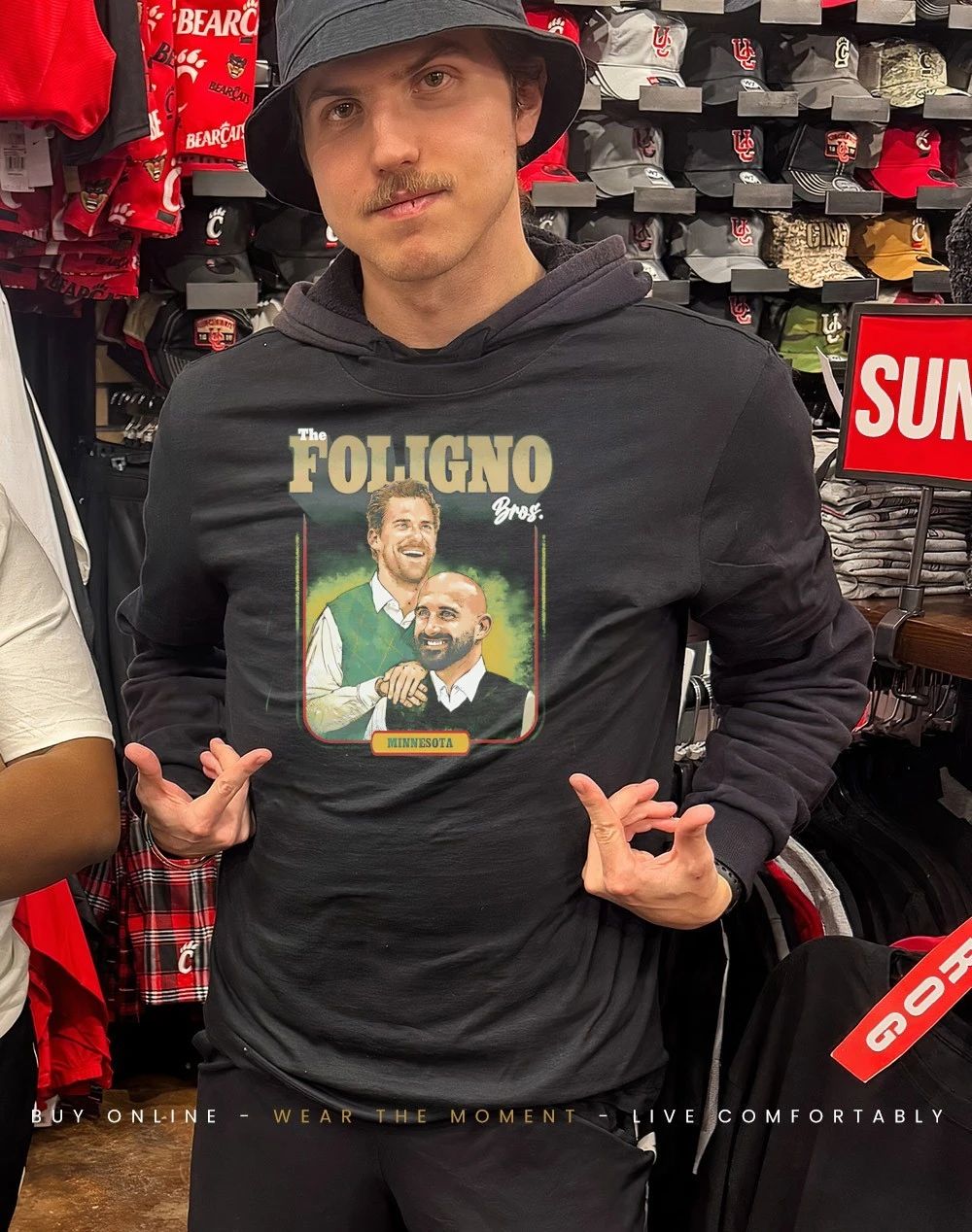Nick Foligno and Marcus Foligno Minnesota Step Brothers shirt